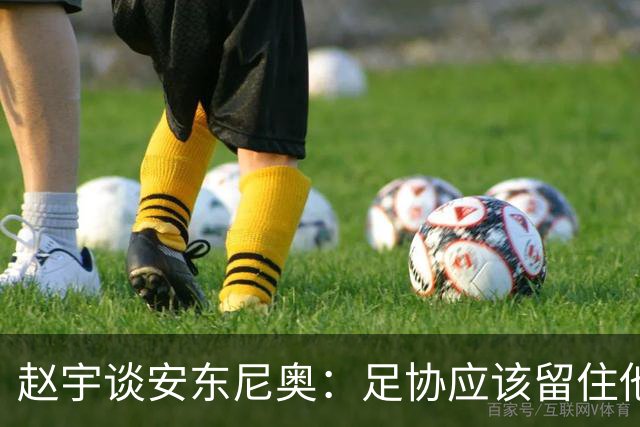 赵宇谈安东尼奥：足协应该留住他，让他带05年龄段队伍冲击奥运会